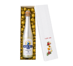 מארז Blue Nun זהב מבעבע 0.0% ופרלינים